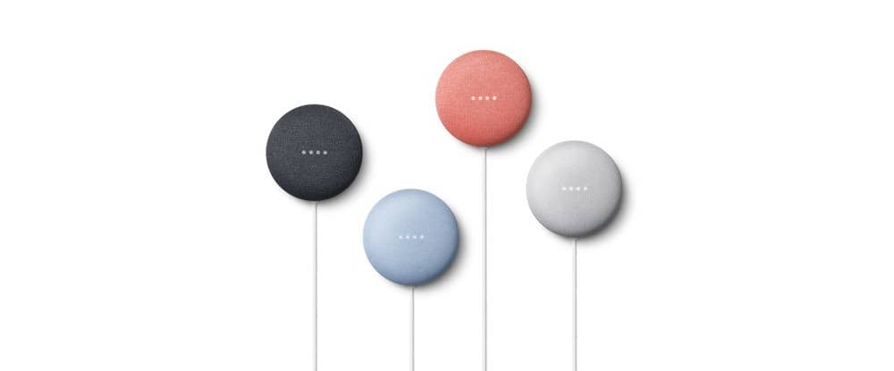 google-nest-mini-nhieu-mau google nest mini nhiều màu