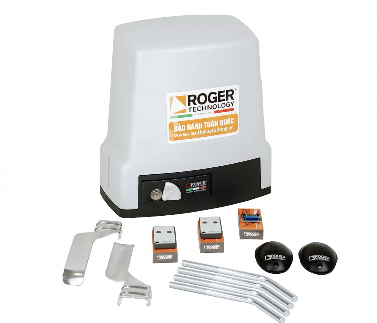 motor-cua-cong-truot-tu-dong-roger-kit-bh30-603 MOTOR CỬA CỔNG TRƯỢT TỰ ĐỘNG ROGER KIT BH30-603