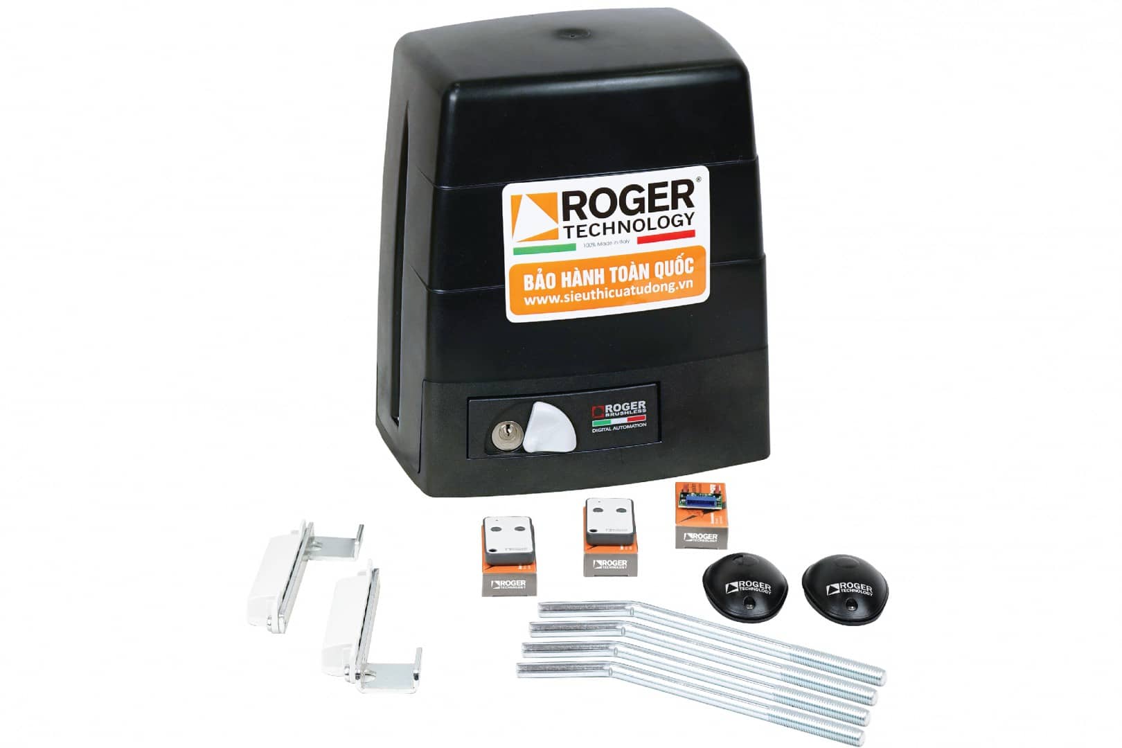 motor-cua-cong-truot-tu-dong-roger-kit-bm30 MOTOR CỬA CỔNG TRƯỢT TỰ ĐỘNG ROGER KIT BM30