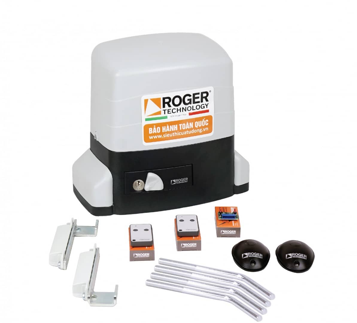 motor-cua-cong-truot-tu-dong-roger-kit-r30-1203 MOTOR CỬA CỔNG TRƯỢT TỰ ĐỘNG ROGER KIT R30-1203